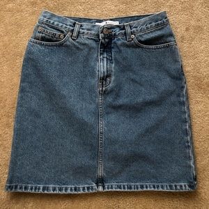 VINTAGE tommy hilfiger denim skirt